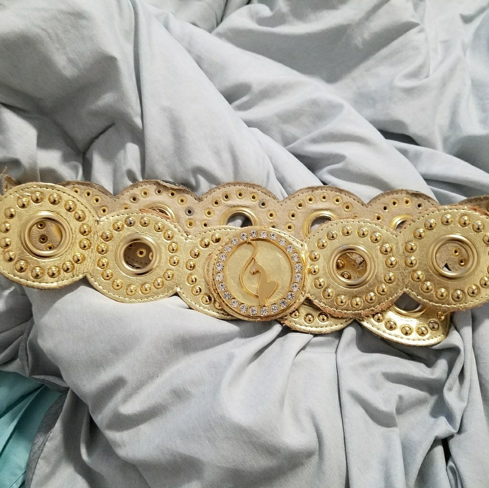 Baby phat gold belt